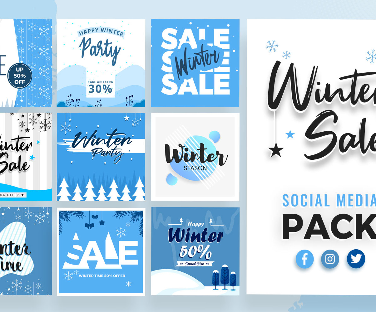 Winter Social Media Template 147047