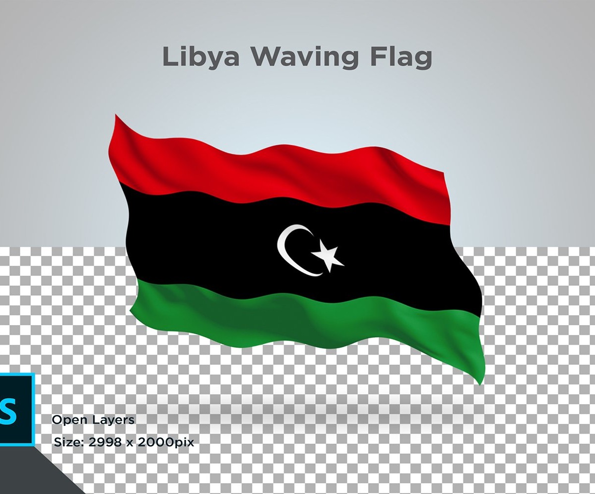 Libya Waving Flag Illustration #147590