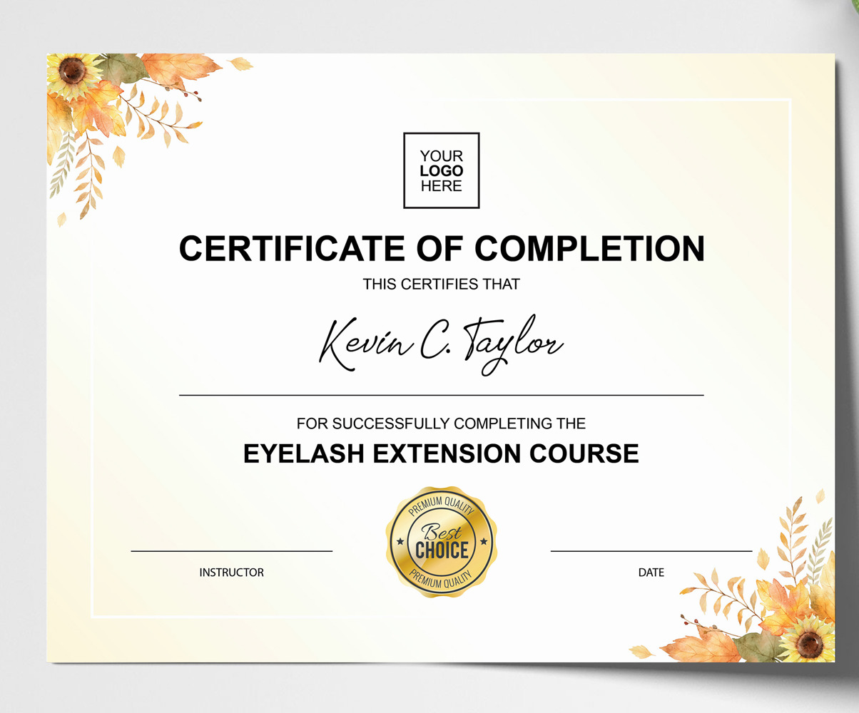 Floral Certificate Template #149936