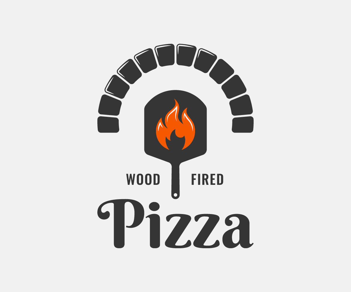 Pizza Shovel. Logo Template #151336