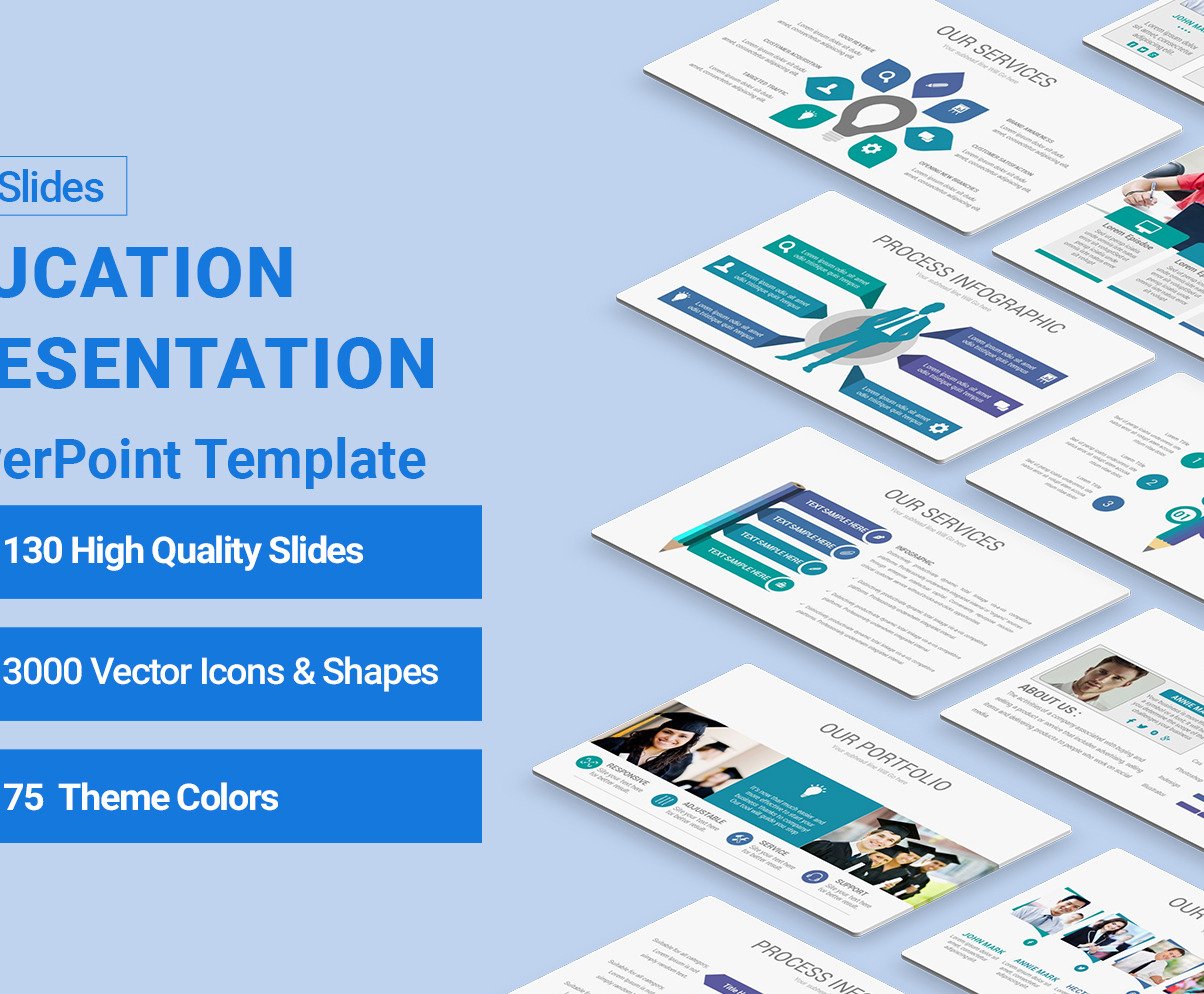 Education Presentation PowerPoint Template #155587