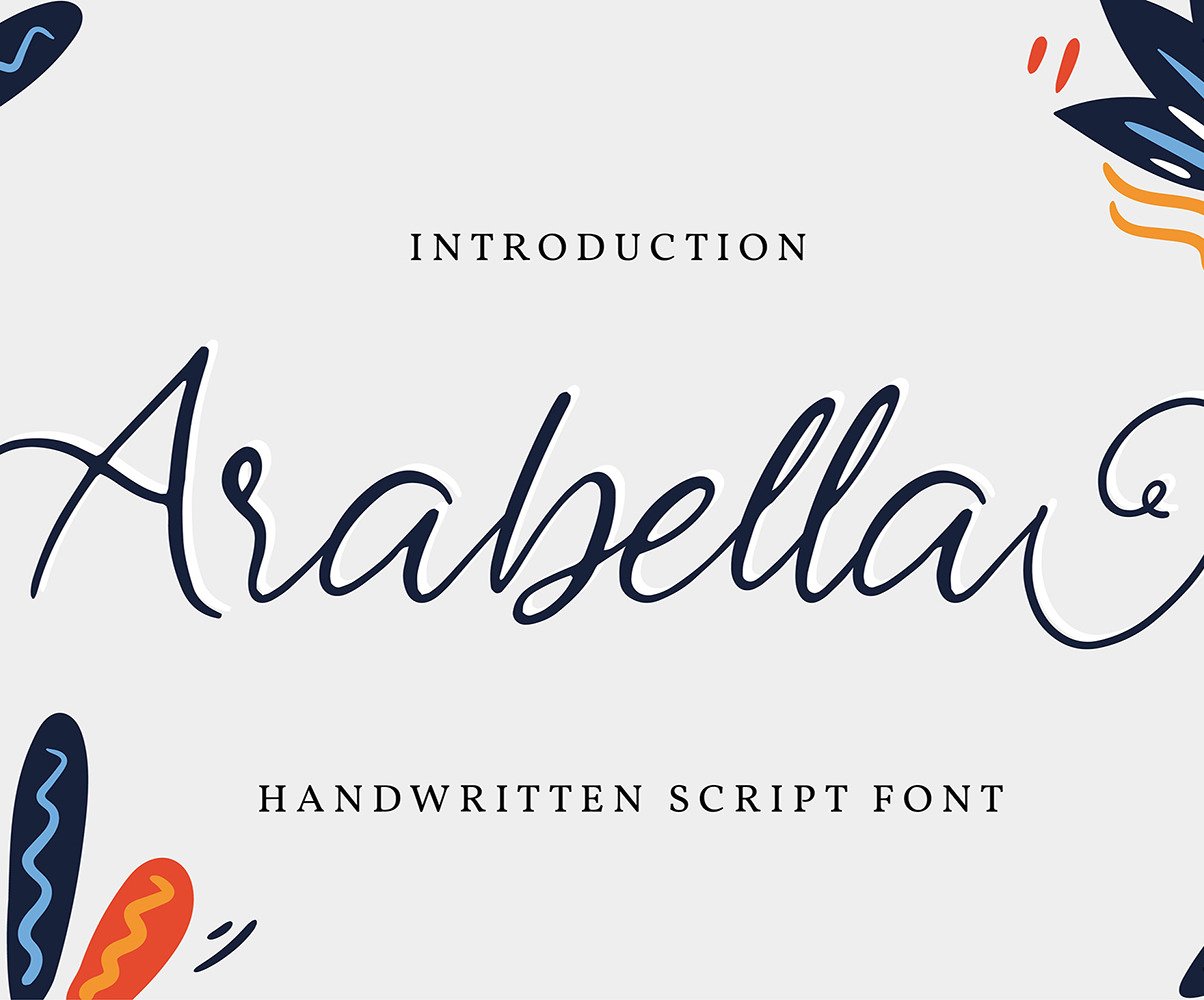 Arabella | Handwritten Cursive Font #156181