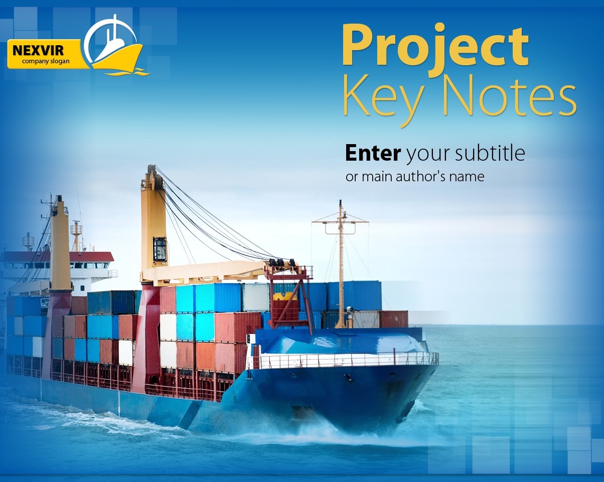 Template PowerPoint Para Sites De Mar timos 26283