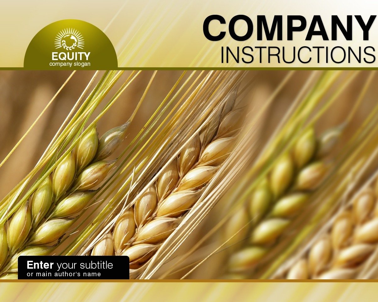 Agriculture PowerPoint Template #34175