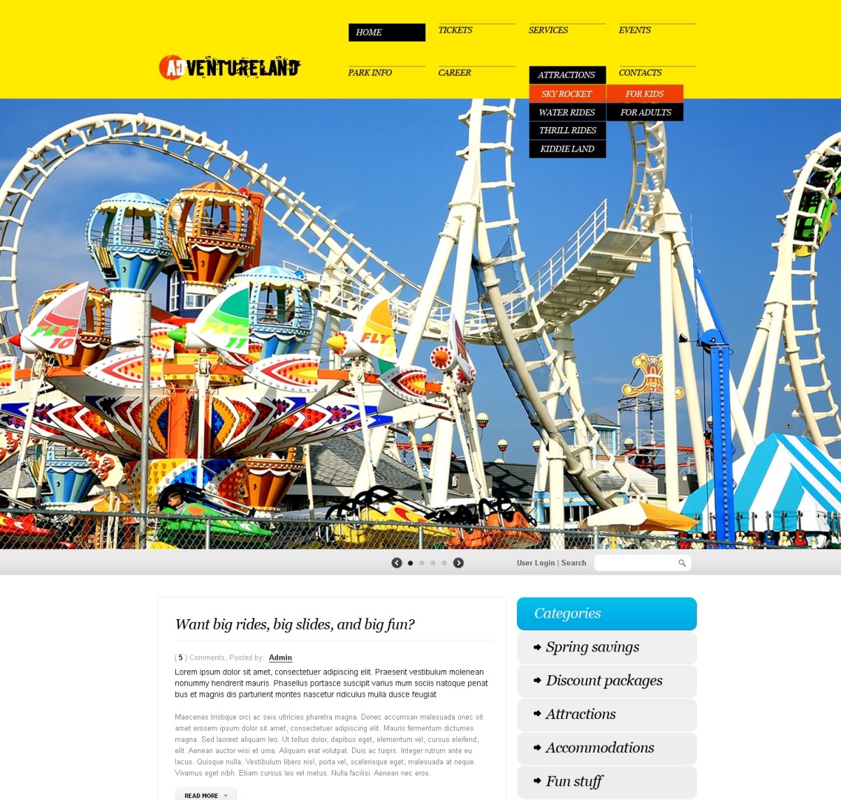 amusement-park-website-template-36949