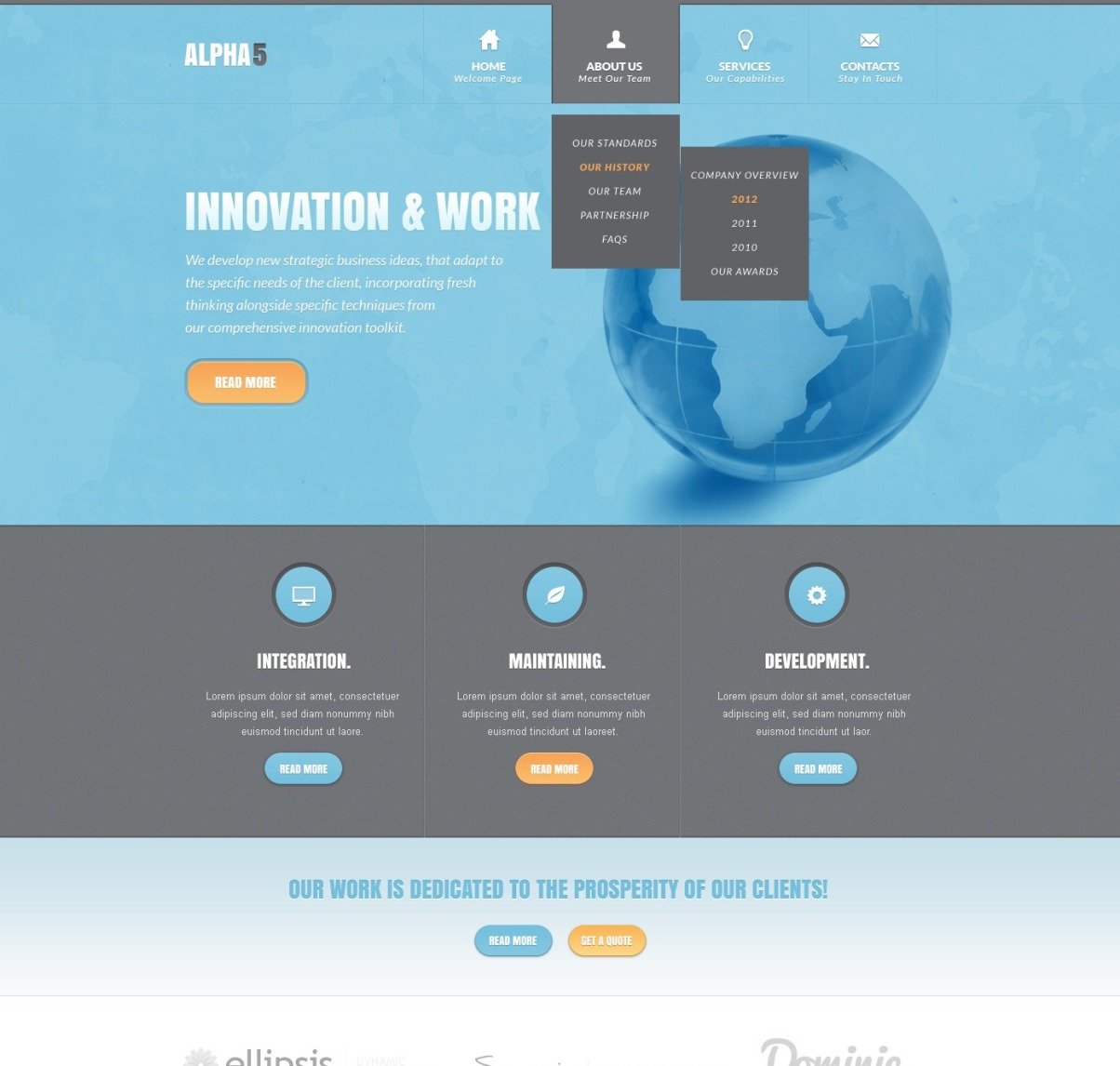 it-website-template-41136