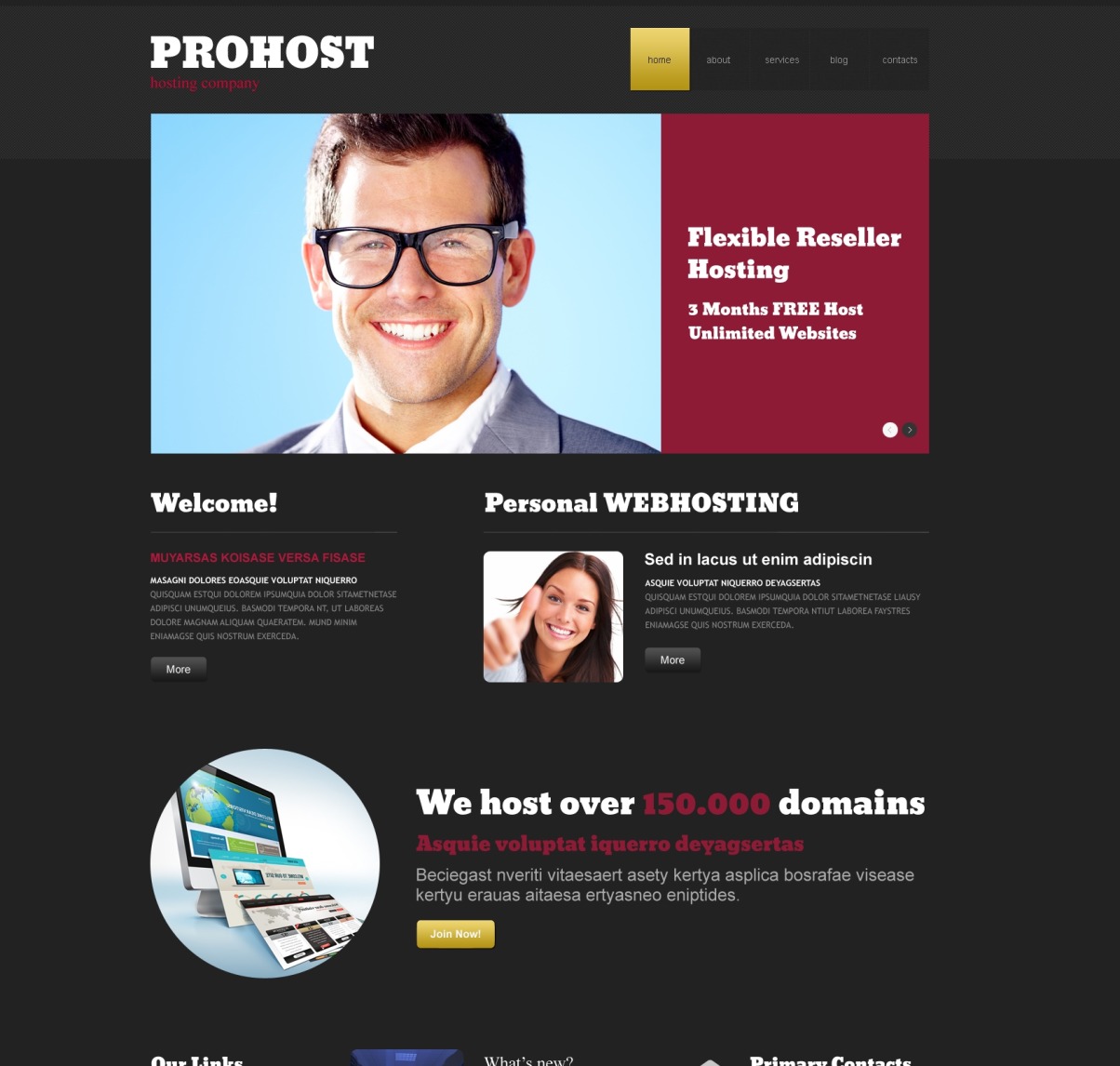 Download Hosting Responsive WordPress Theme #47938 – TemplateMonster | Premium themes & Plugins