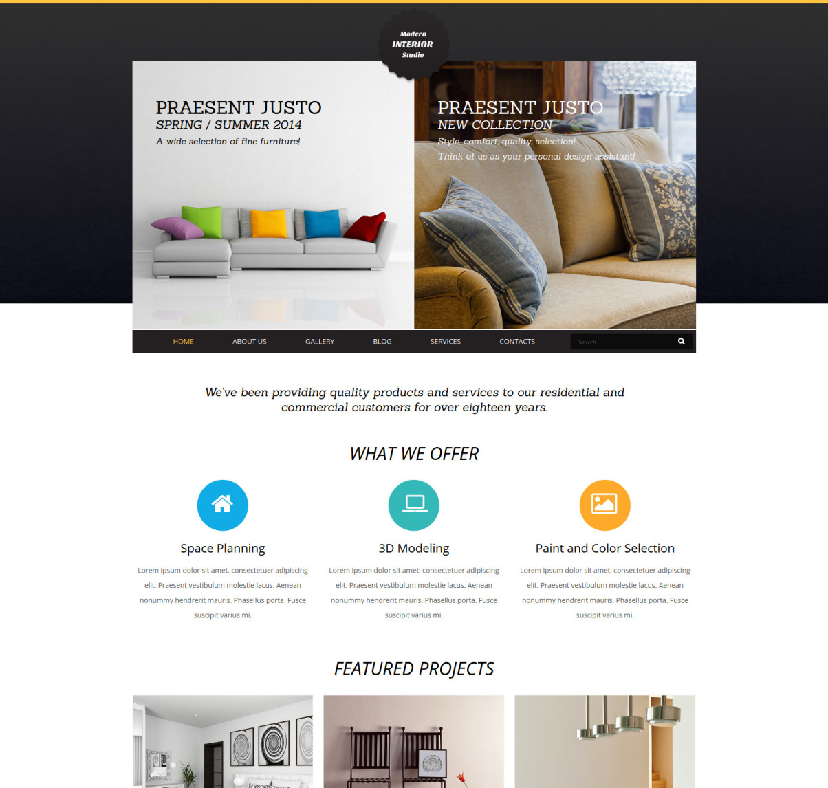 Interior Art Joomla Template #50901