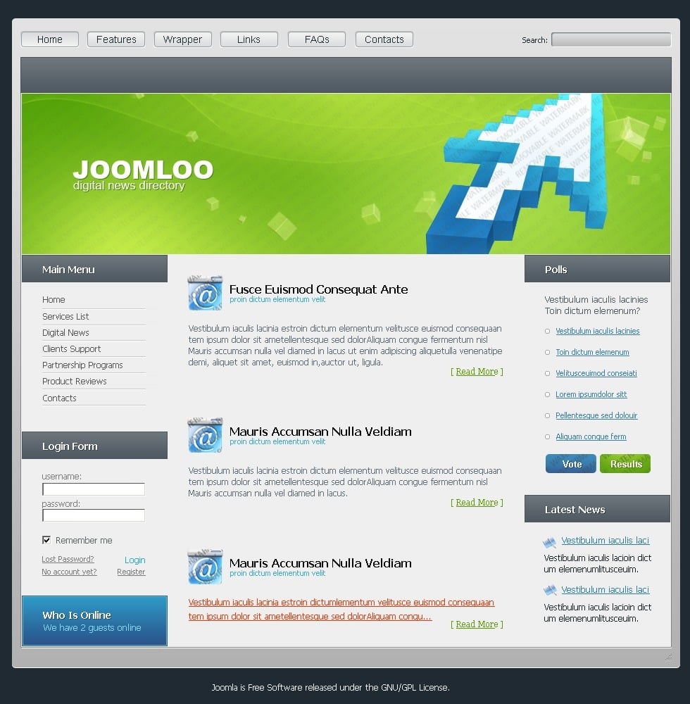 Free Joomla Templates (Joomla) Joomla Template #51442