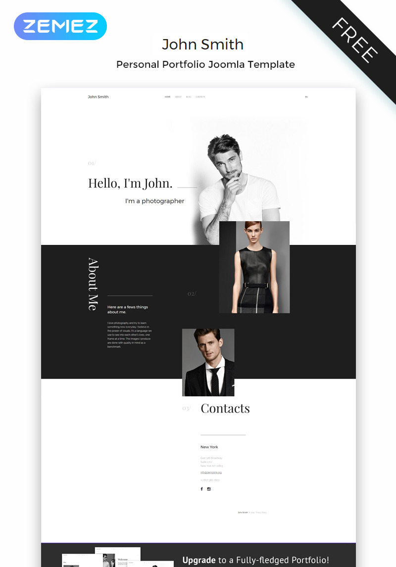 John Smith Joomla Theme