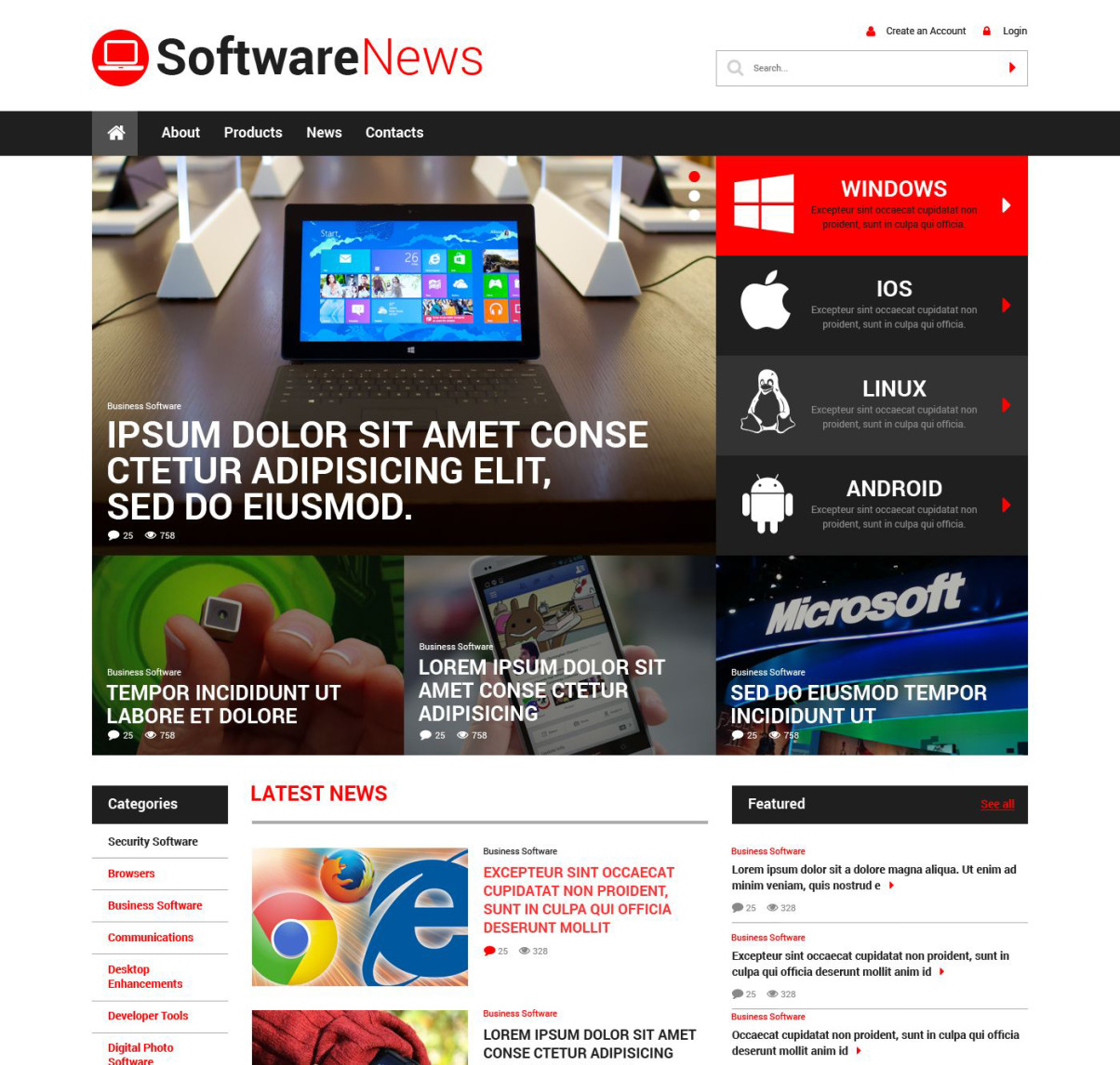 Download Software Responsive WordPress Theme #52168 – TemplateMonster | Premium themes & Plugins