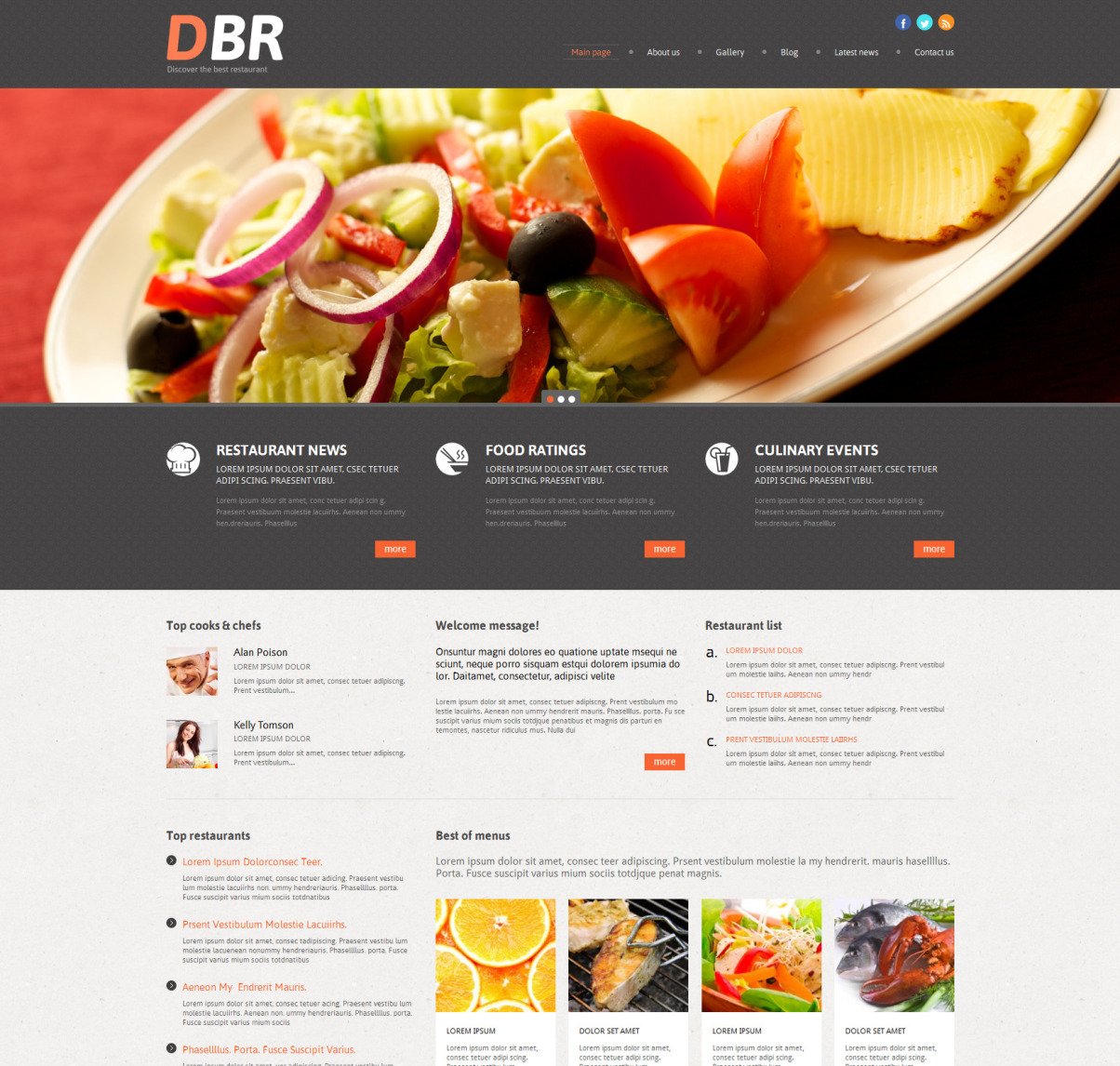 Download European Restaurant Responsive WordPress Theme | Premium themes & Plugins