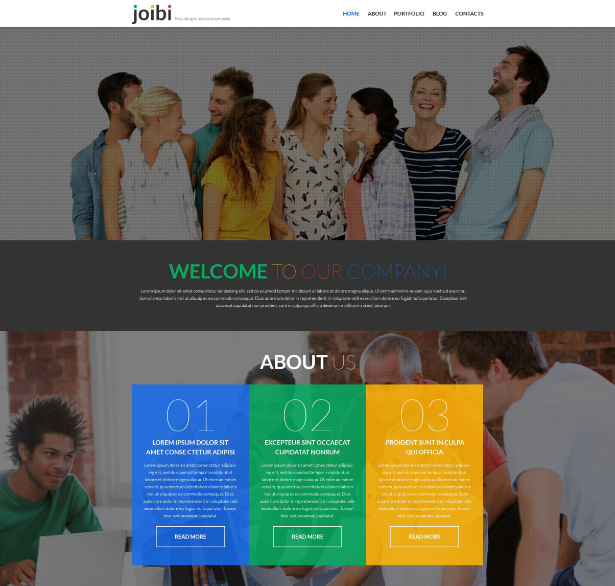 Download Business Services Promotion WordPress Theme #52442 | Premium themes & Plugins