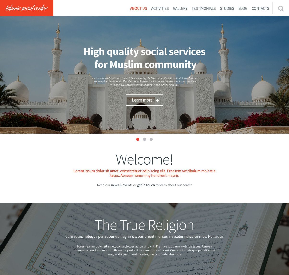 islamic-center-website-template