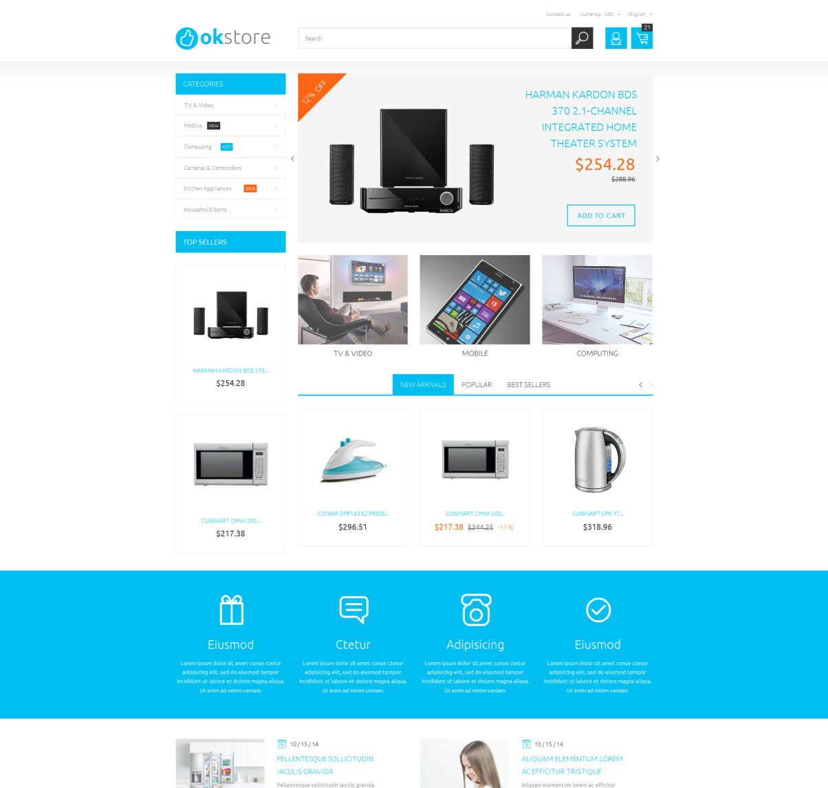 Tech Gear Prestashop Store