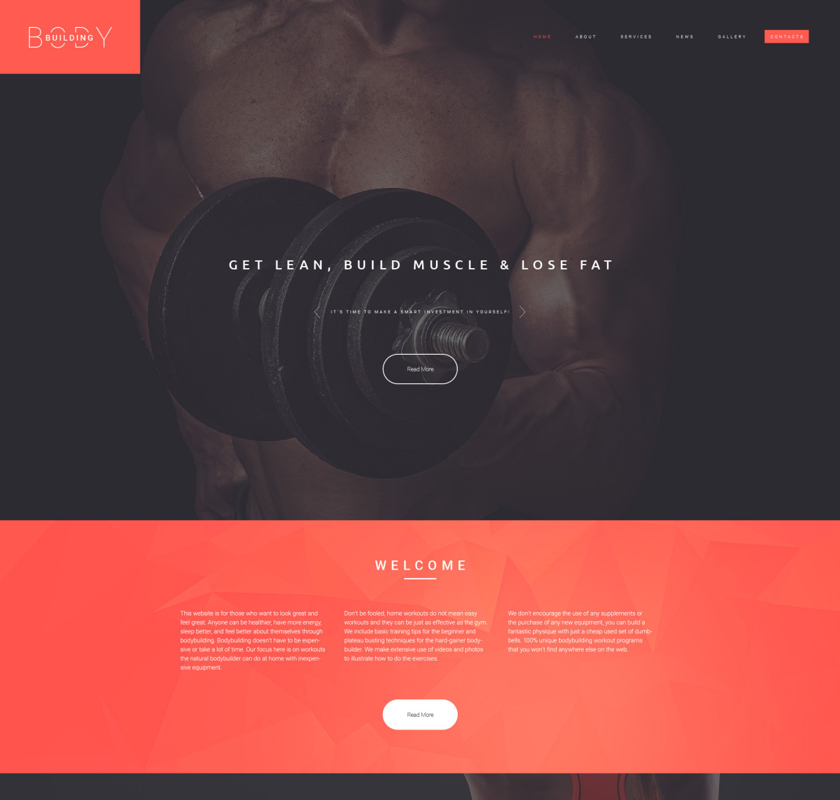 Bodybuilding  Template