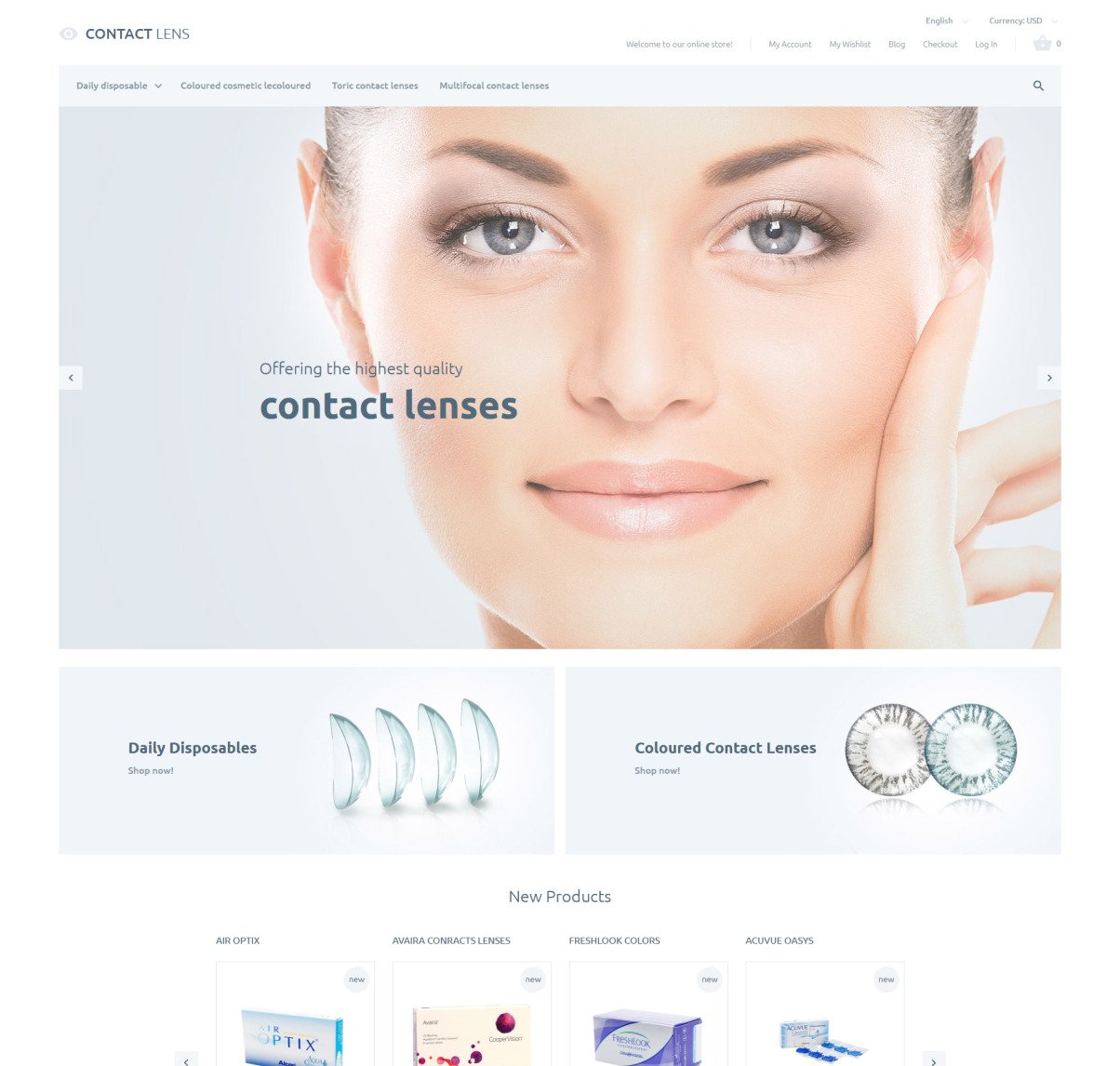 Eye Store Magento Theme