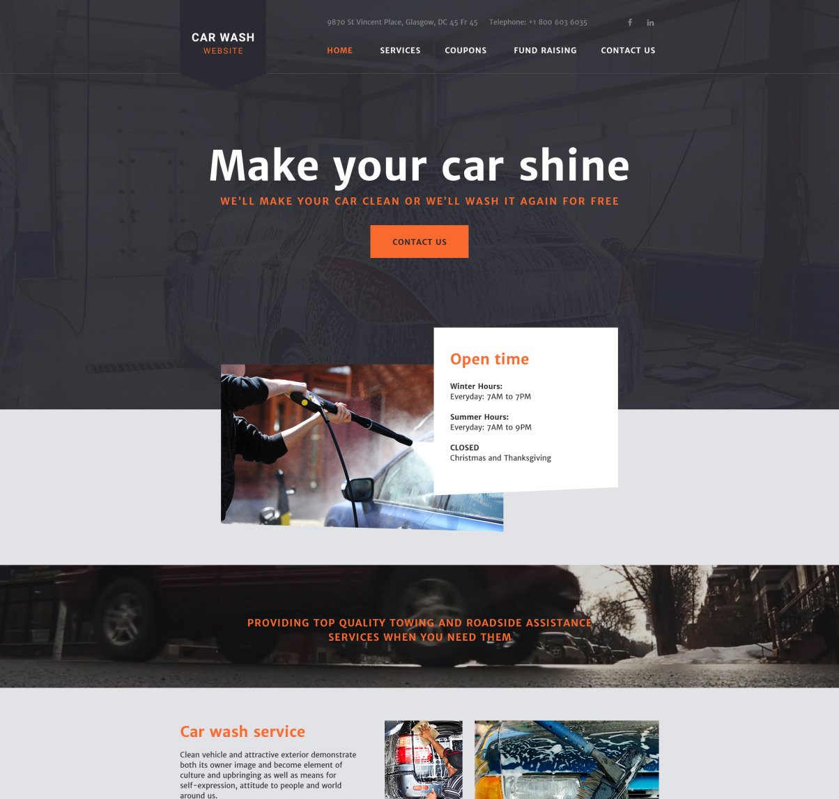 car-wash-website-template