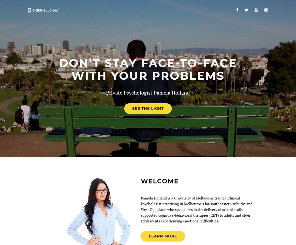 Pamela Holland HTML Template