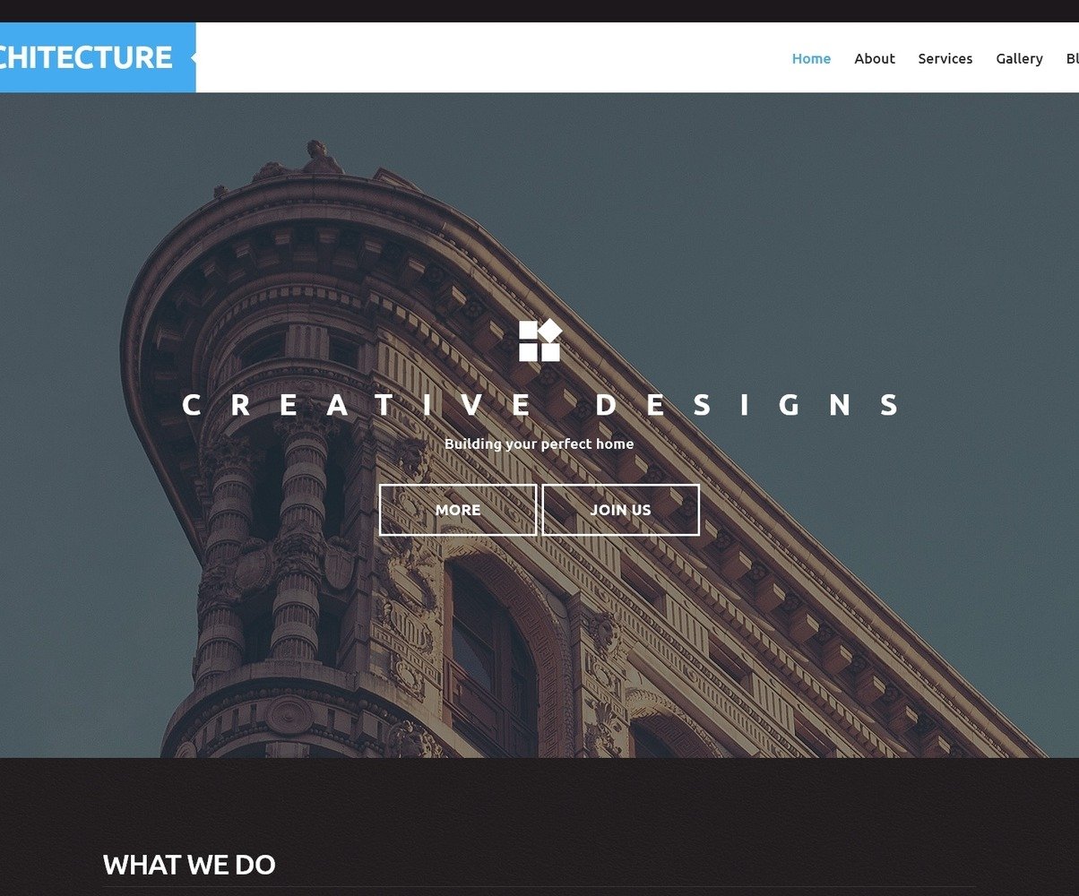 Architect WP Template