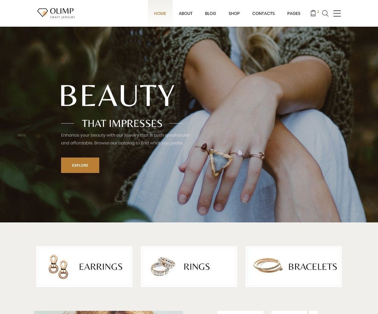 Jewelry Multipage HTML Template