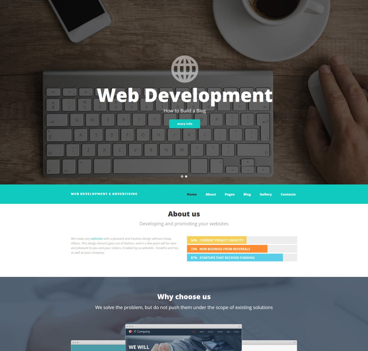  Development Joomla Template