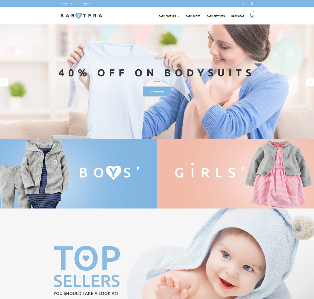 Baby Store Magento Template Baby Store Magento Template