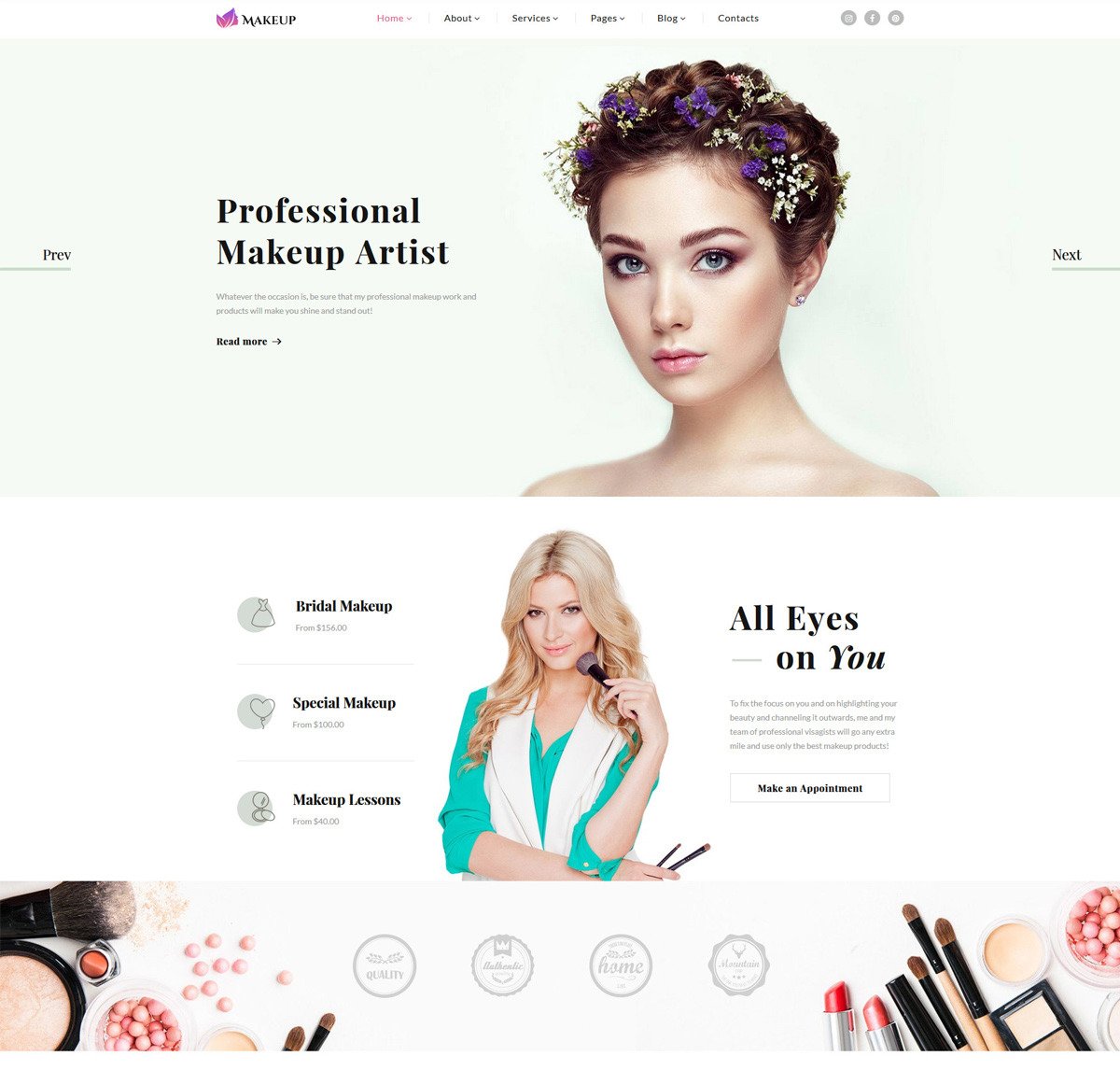 Makeup Artist Website Template - Makeup Artist Website Templates Makeup Artist Website Template - Makeup Artist Website Templates
