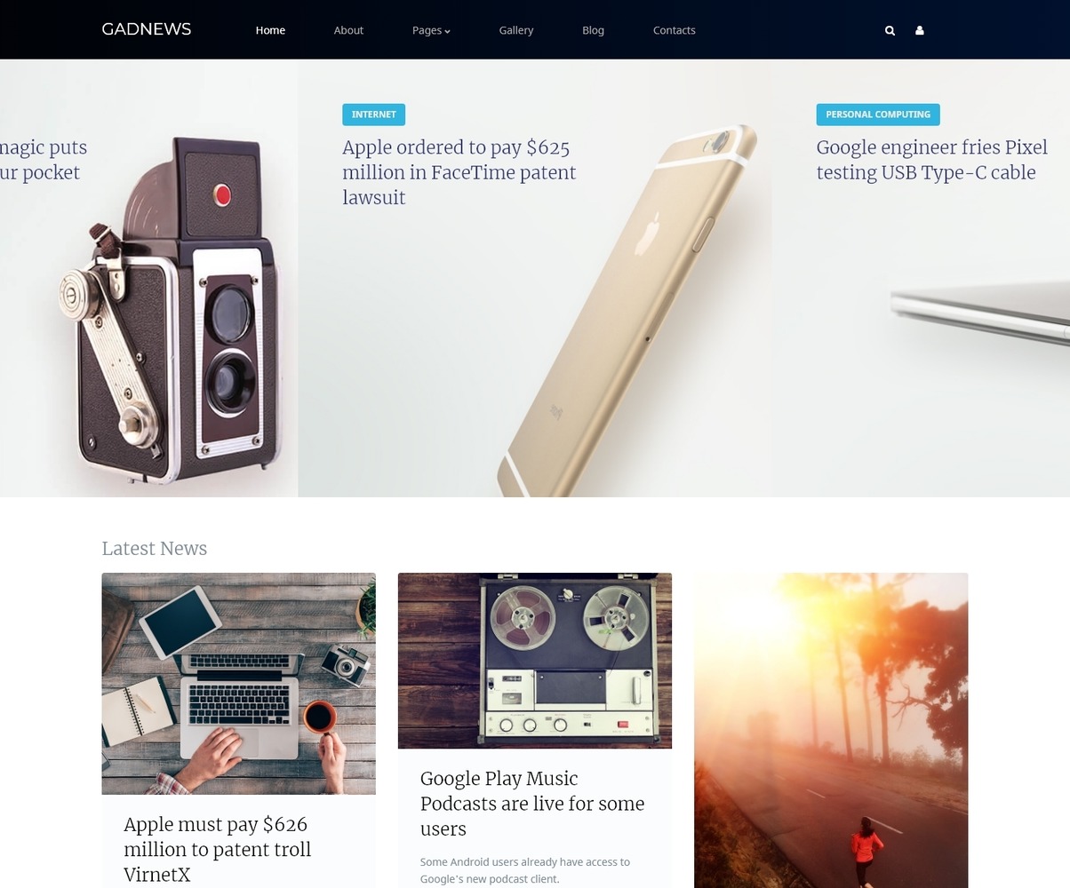 Best Gifts And Gadgets Website Review Gadgets & Electronics Review Joomla Template