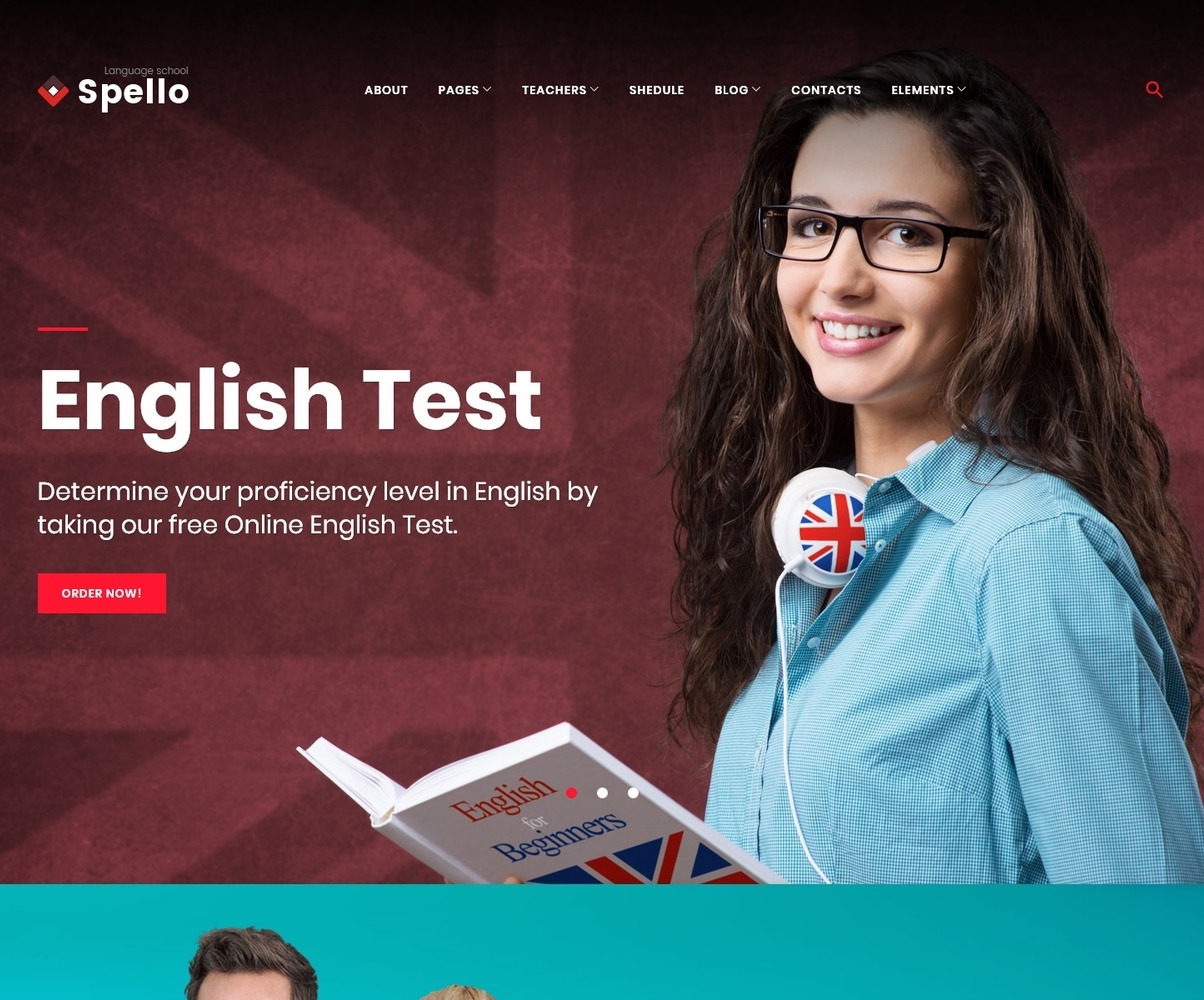 Download Language School WP Theme | Premium themes & Plugins