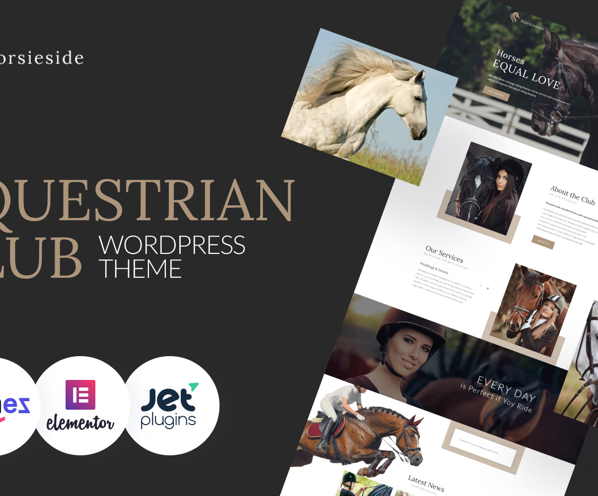 Download Horse Club WordPress Theme | Premium themes & Plugins