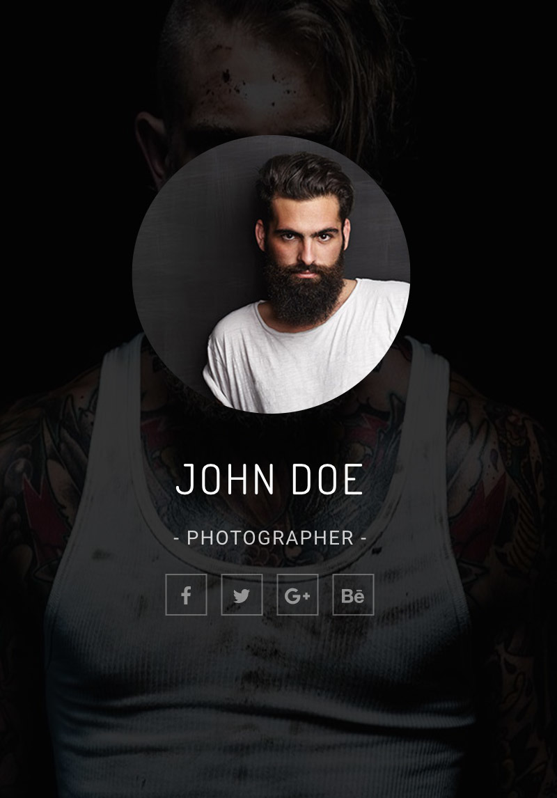 John Doe Photography Html Website Template 64749