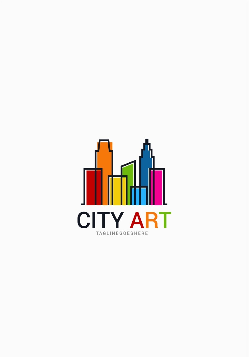 City Art Logo Template #65530