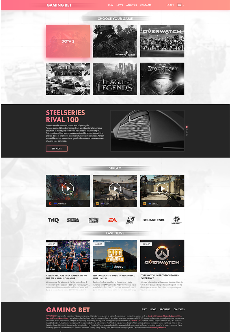 Download Gaming Bet Psd Template 66000 PSD Mockup Templates