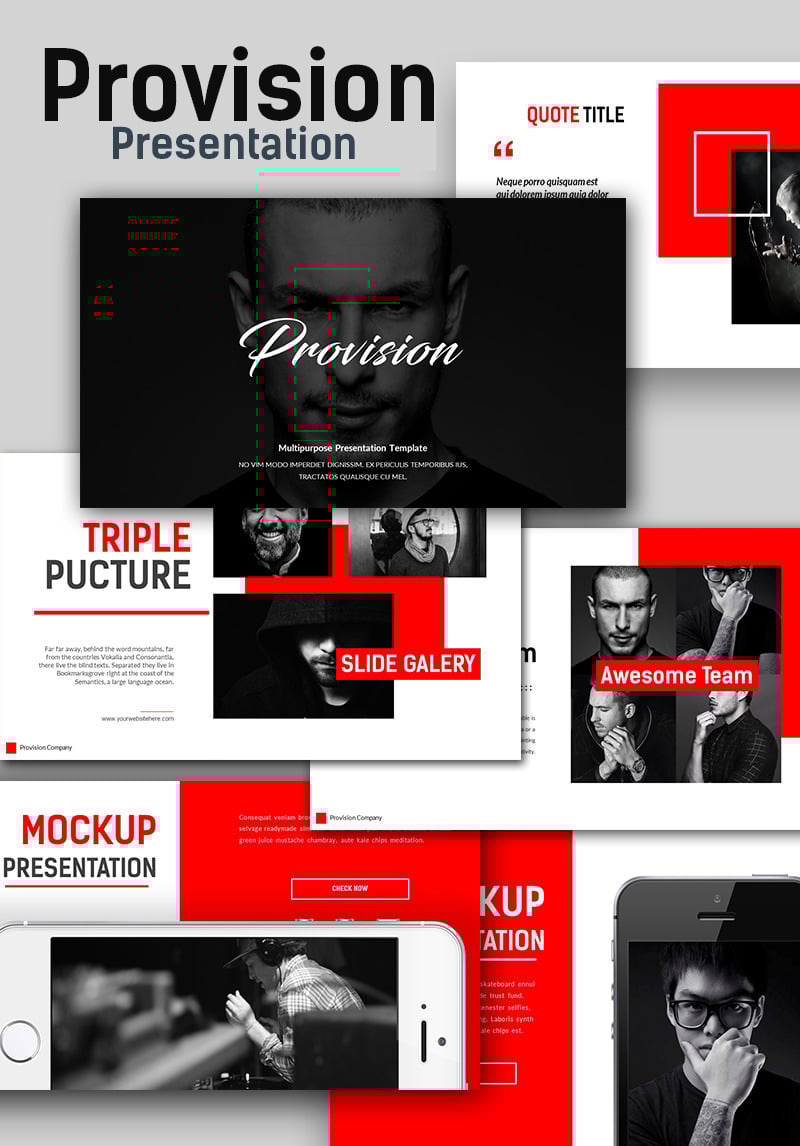 Download Provision Creative Presentation PowerPoint Template #66047 | Presentations