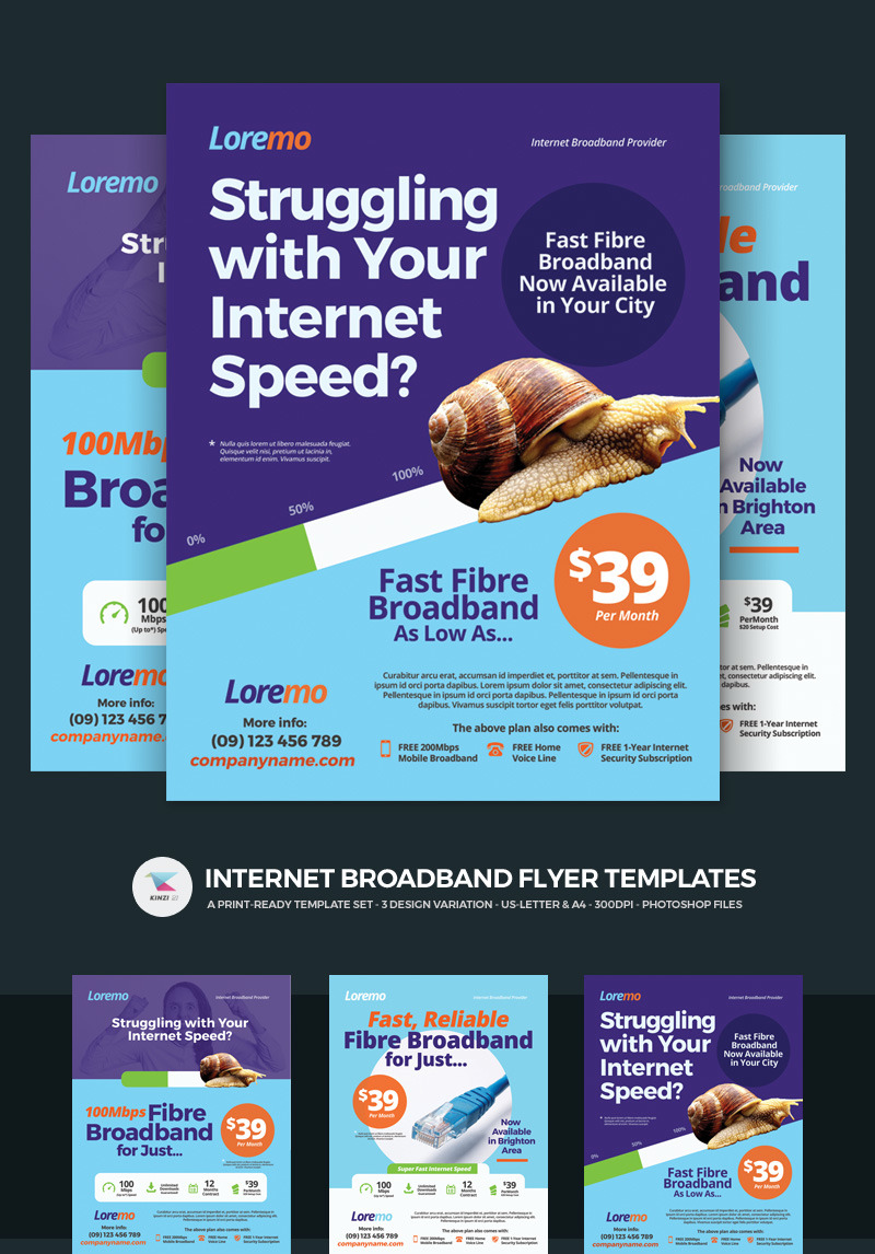 Download Internet Broadband Flyer Psd Template 66133 Yellowimages Mockups