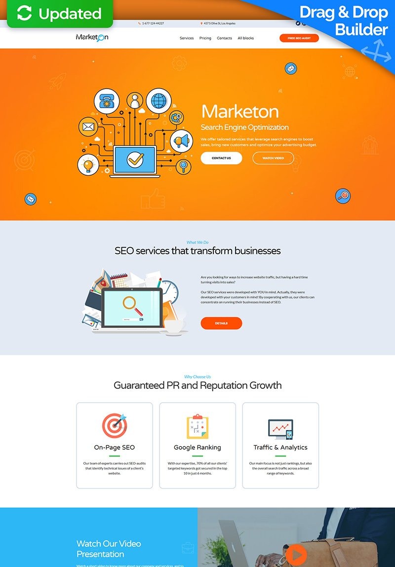 Seo Landing Page Template 663