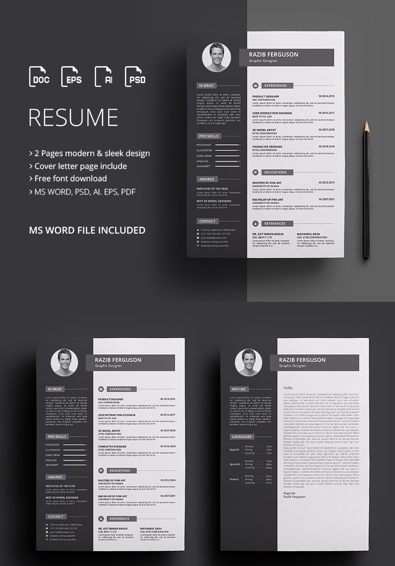 Ferguson - Resume Template #67918