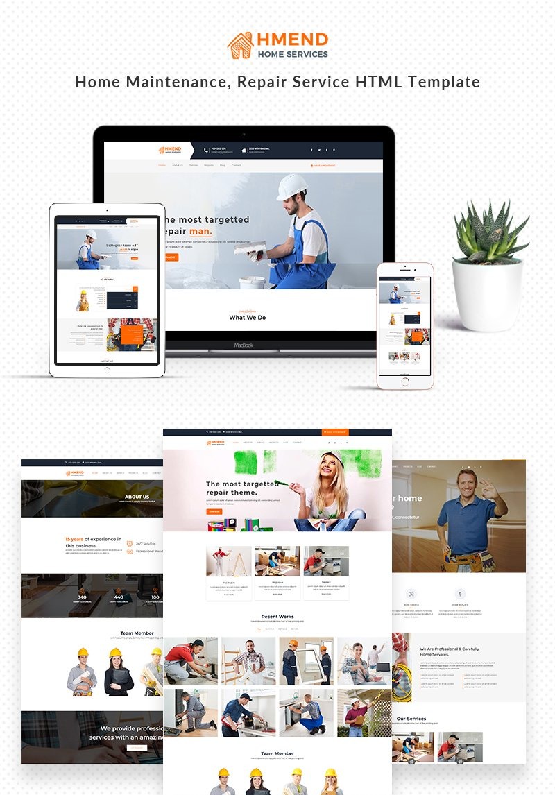 Repair Service HTML Template