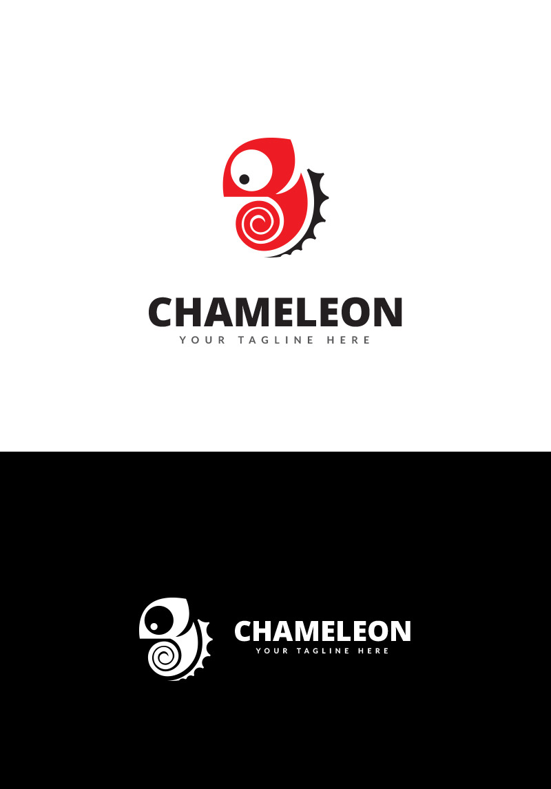 Chameleon Brand Logo Template #69332