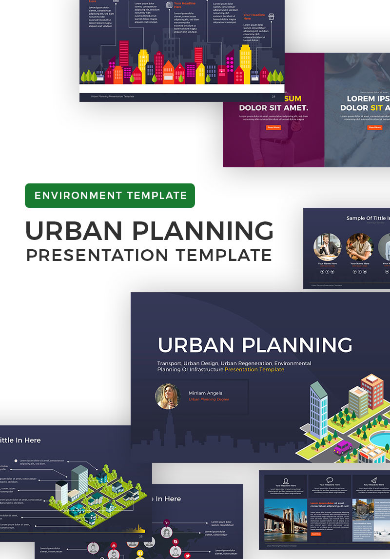 Urban Planning Presentation PowerPoint Template #69311