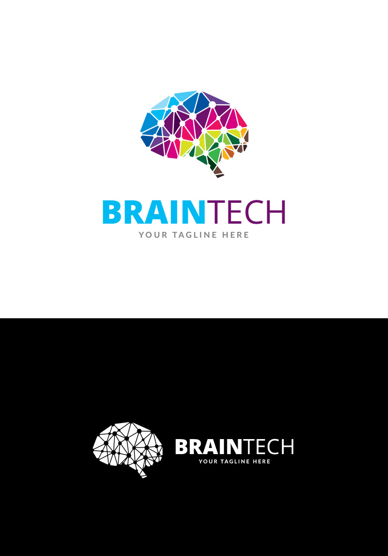 Brain Tech - Logo Template #69415