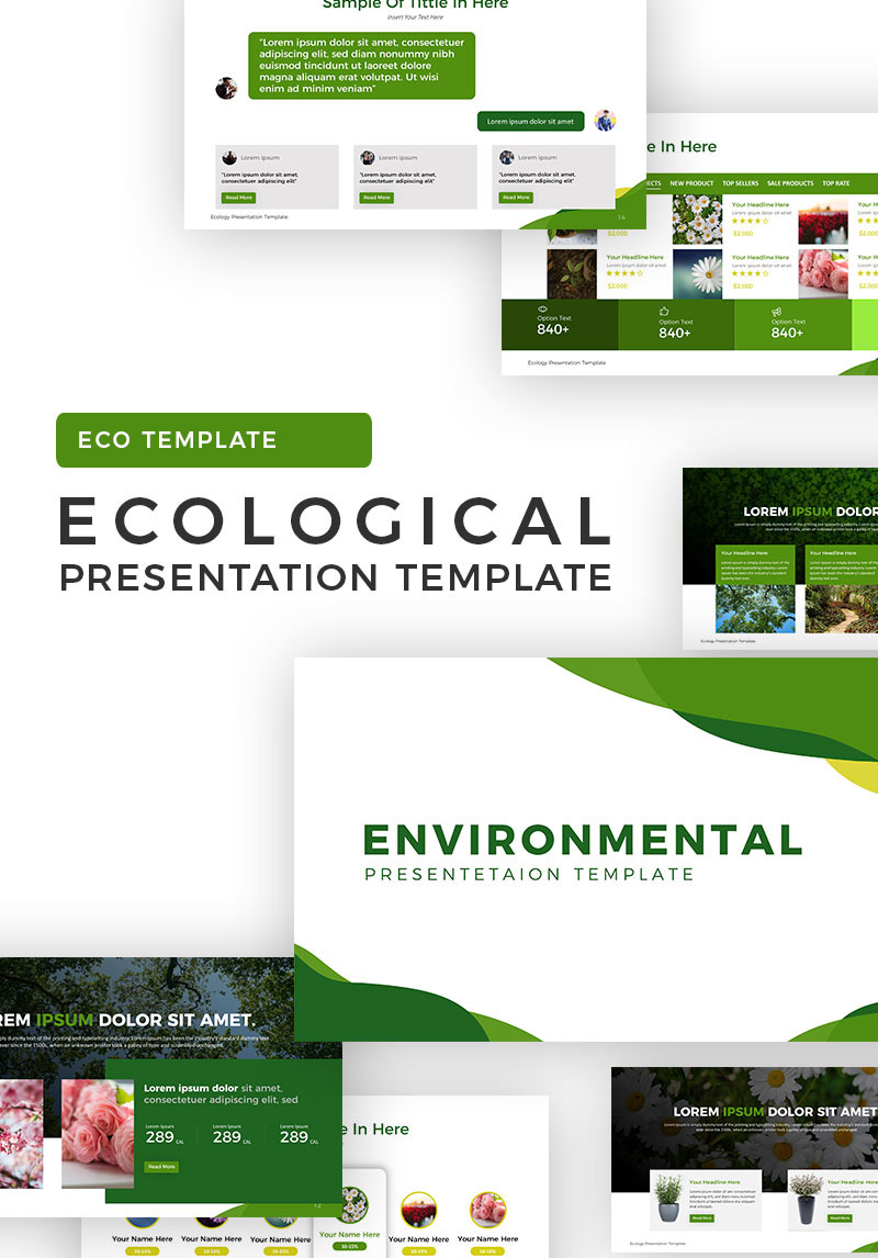 Ecology Presentation PowerPoint Template #69531