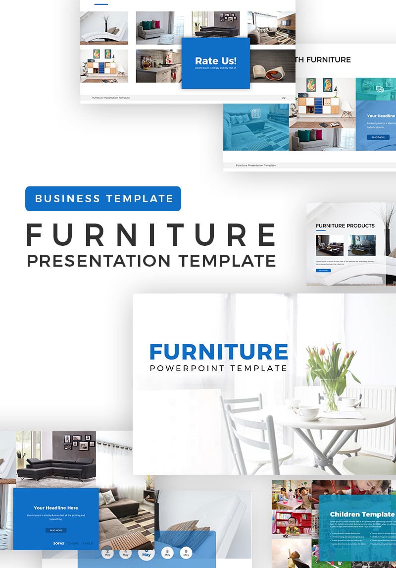 Furniture Presentation PowerPoint Template #70651