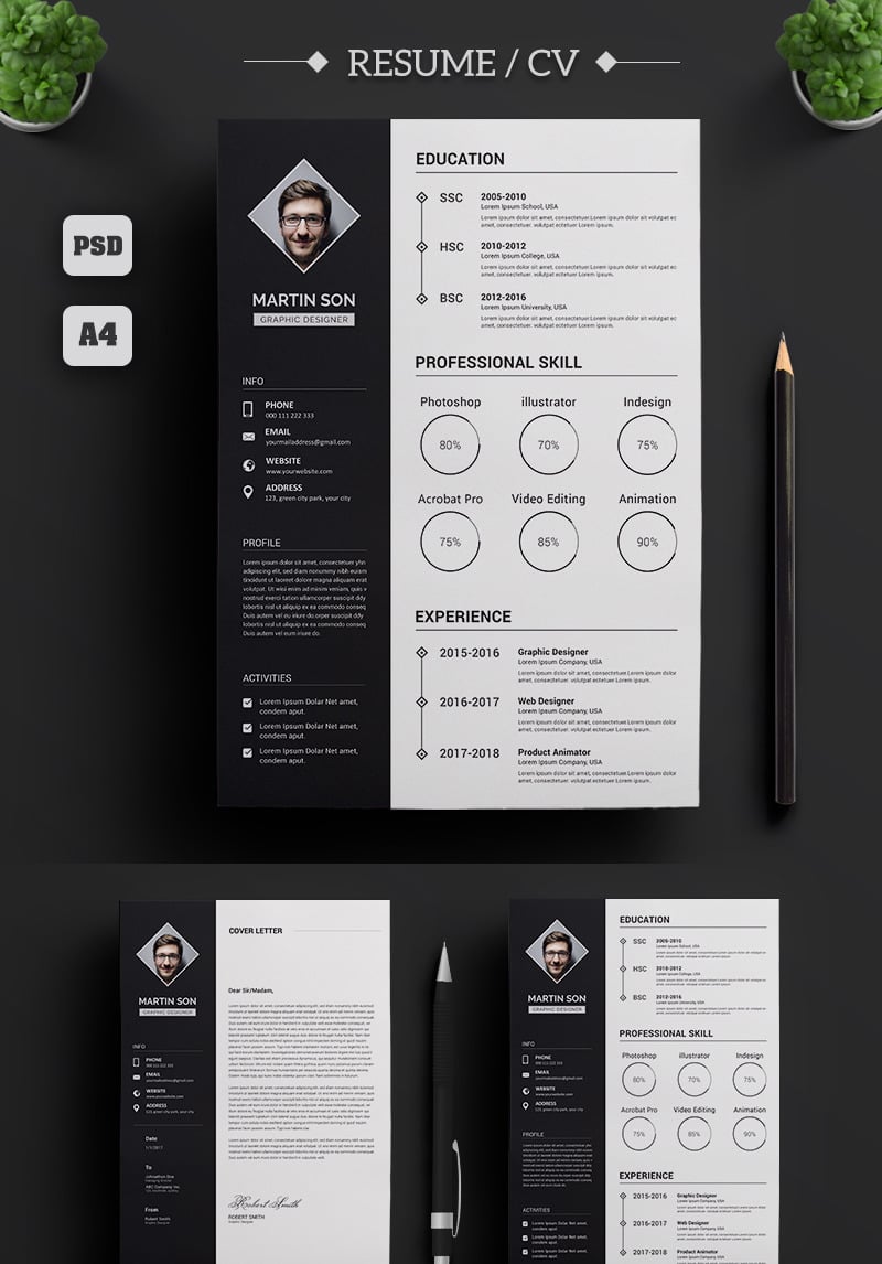 Martin Son – CV & Resume Template #70781