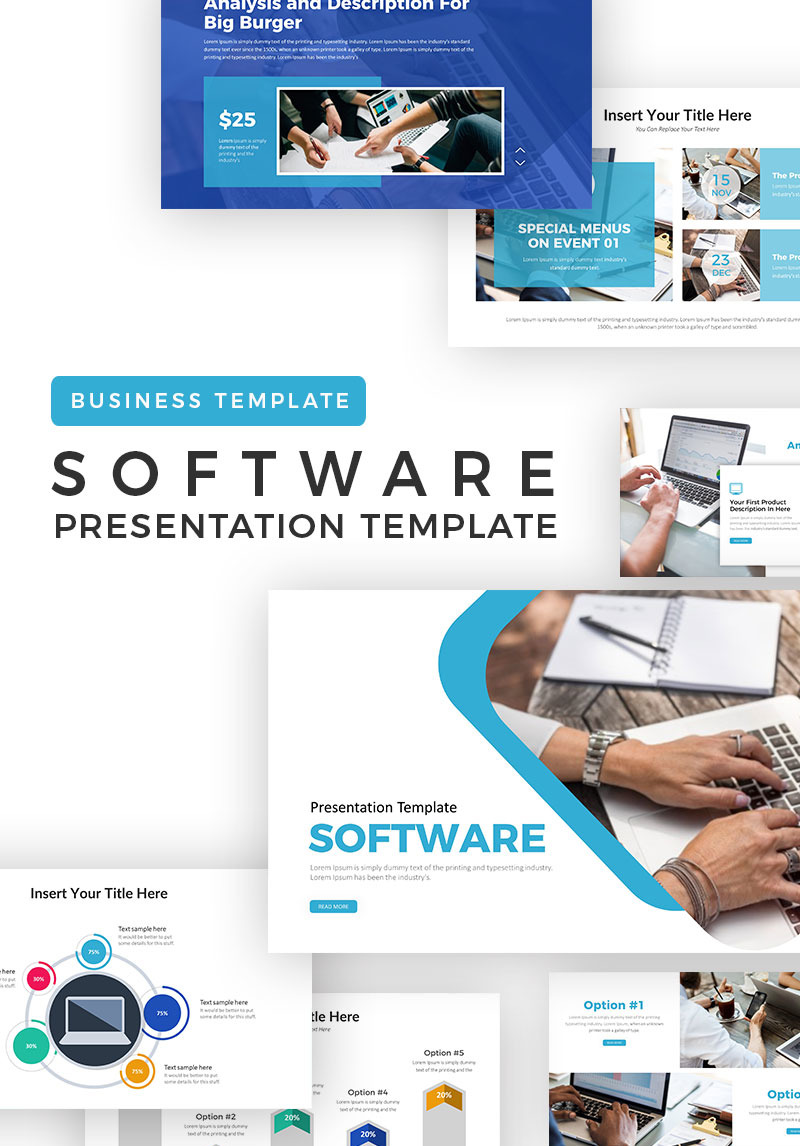 Software Analysis PowerPoint Template - TemplateMonster