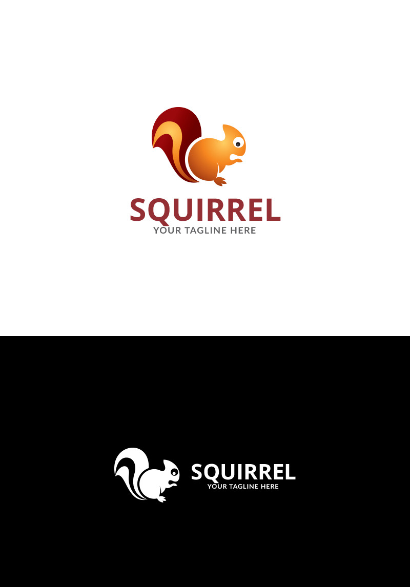 Squirrel Design Logo Template #73404