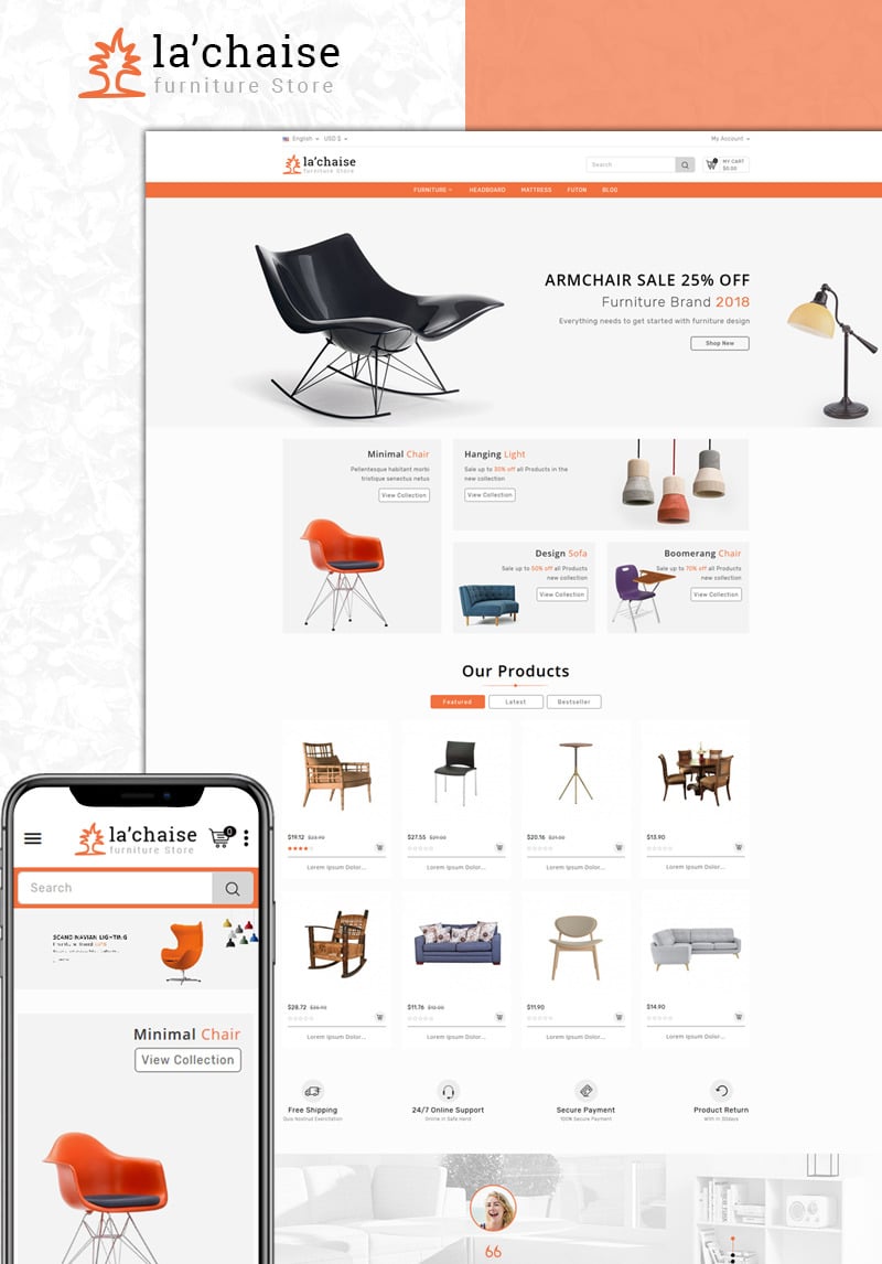 Download Lachaise – Furniture Store PrestaShop Theme – TemplateMonster | Premium themes & Plugins