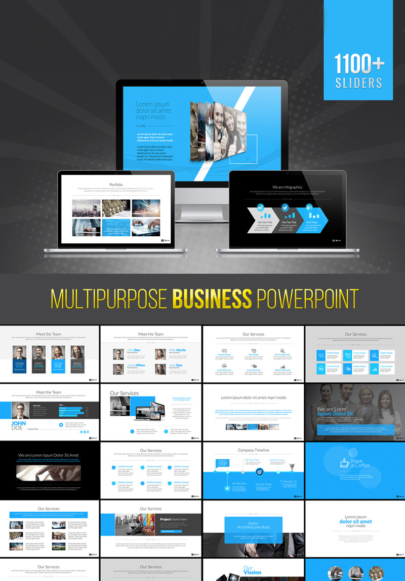 Bravo | Multipurpose Business PowerPoint Template #73702