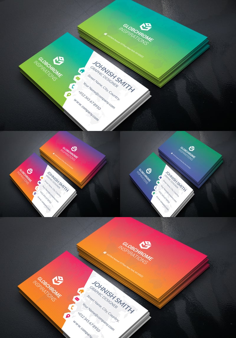 Johnish Business Card Corporate Identity Template #74311